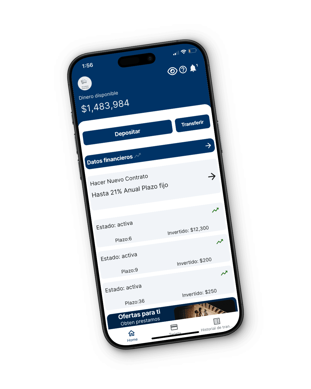 Captura de la app